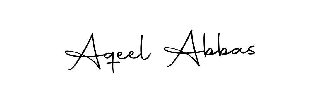 Make a beautiful signature design for name Aqeel Abbas. Use this online signature maker to create a handwritten signature for free. Aqeel Abbas signature style 10 images and pictures png