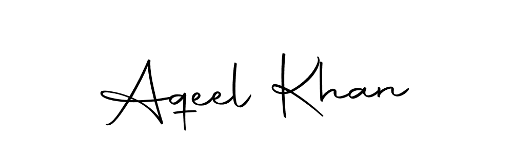 Make a beautiful signature design for name Aqeel Khan. Use this online signature maker to create a handwritten signature for free. Aqeel Khan signature style 10 images and pictures png