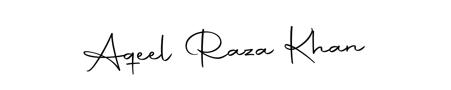 Design your own signature with our free online signature maker. With this signature software, you can create a handwritten (Autography-DOLnW) signature for name Aqeel Raza Khan. Aqeel Raza Khan signature style 10 images and pictures png