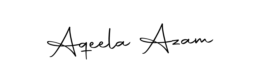 Use a signature maker to create a handwritten signature online. With this signature software, you can design (Autography-DOLnW) your own signature for name Aqeela Azam. Aqeela Azam signature style 10 images and pictures png