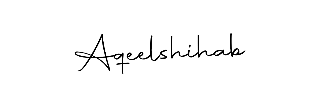 Create a beautiful signature design for name Aqeelshihab. With this signature (Autography-DOLnW) fonts, you can make a handwritten signature for free. Aqeelshihab signature style 10 images and pictures png