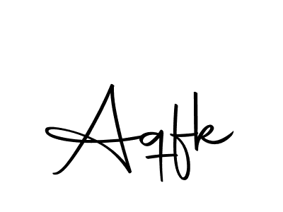 How to make Aqfk name signature. Use Autography-DOLnW style for creating short signs online. This is the latest handwritten sign. Aqfk signature style 10 images and pictures png