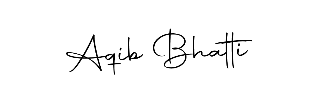 Make a beautiful signature design for name Aqib Bhatti. With this signature (Autography-DOLnW) style, you can create a handwritten signature for free. Aqib Bhatti signature style 10 images and pictures png