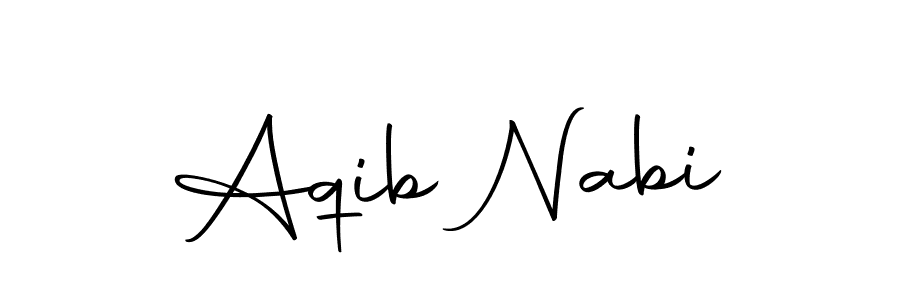 Design your own signature with our free online signature maker. With this signature software, you can create a handwritten (Autography-DOLnW) signature for name Aqib Nabi. Aqib Nabi signature style 10 images and pictures png