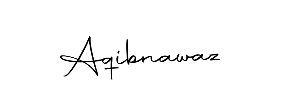 Design your own signature with our free online signature maker. With this signature software, you can create a handwritten (Autography-DOLnW) signature for name Aqibnawaz. Aqibnawaz signature style 10 images and pictures png