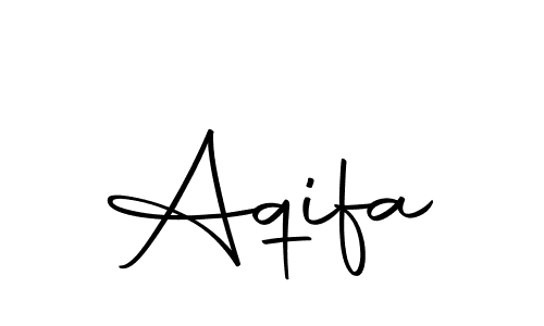 Aqifa stylish signature style. Best Handwritten Sign (Autography-DOLnW) for my name. Handwritten Signature Collection Ideas for my name Aqifa. Aqifa signature style 10 images and pictures png