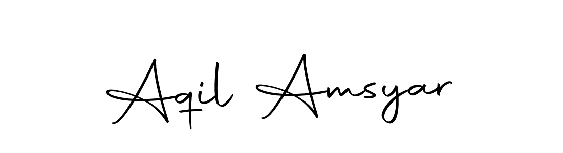 This is the best signature style for the Aqil Amsyar name. Also you like these signature font (Autography-DOLnW). Mix name signature. Aqil Amsyar signature style 10 images and pictures png