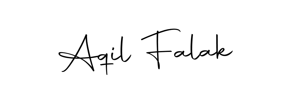 Make a beautiful signature design for name Aqil Falak. With this signature (Autography-DOLnW) style, you can create a handwritten signature for free. Aqil Falak signature style 10 images and pictures png
