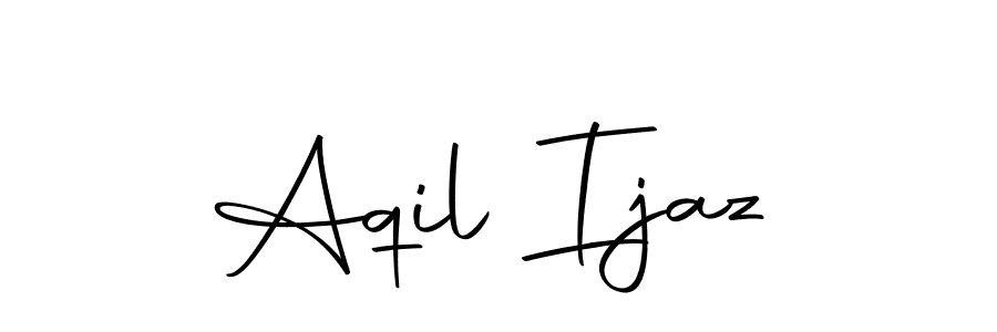 Make a beautiful signature design for name Aqil Ijaz. Use this online signature maker to create a handwritten signature for free. Aqil Ijaz signature style 10 images and pictures png