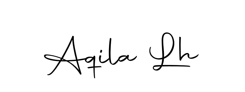 if you are searching for the best signature style for your name Aqila Lh. so please give up your signature search. here we have designed multiple signature styles  using Autography-DOLnW. Aqila Lh signature style 10 images and pictures png