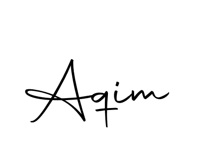 The best way (Autography-DOLnW) to make a short signature is to pick only two or three words in your name. The name Aqim include a total of six letters. For converting this name. Aqim signature style 10 images and pictures png