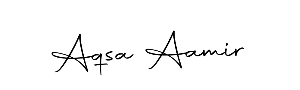Make a beautiful signature design for name Aqsa Aamir. With this signature (Autography-DOLnW) style, you can create a handwritten signature for free. Aqsa Aamir signature style 10 images and pictures png