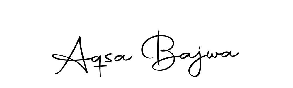 Make a beautiful signature design for name Aqsa Bajwa. Use this online signature maker to create a handwritten signature for free. Aqsa Bajwa signature style 10 images and pictures png