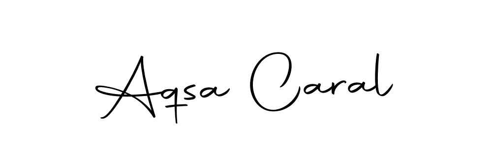 if you are searching for the best signature style for your name Aqsa Caral. so please give up your signature search. here we have designed multiple signature styles  using Autography-DOLnW. Aqsa Caral signature style 10 images and pictures png