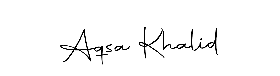 You should practise on your own different ways (Autography-DOLnW) to write your name (Aqsa Khalid) in signature. don't let someone else do it for you. Aqsa Khalid signature style 10 images and pictures png