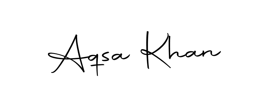 How to make Aqsa Khan name signature. Use Autography-DOLnW style for creating short signs online. This is the latest handwritten sign. Aqsa Khan signature style 10 images and pictures png