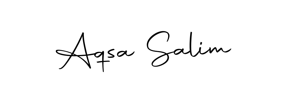 The best way (Autography-DOLnW) to make a short signature is to pick only two or three words in your name. The name Aqsa Salim include a total of six letters. For converting this name. Aqsa Salim signature style 10 images and pictures png