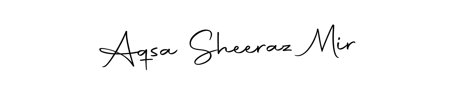 This is the best signature style for the Aqsa Sheeraz Mir name. Also you like these signature font (Autography-DOLnW). Mix name signature. Aqsa Sheeraz Mir signature style 10 images and pictures png