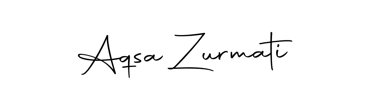 Design your own signature with our free online signature maker. With this signature software, you can create a handwritten (Autography-DOLnW) signature for name Aqsa Zurmati. Aqsa Zurmati signature style 10 images and pictures png