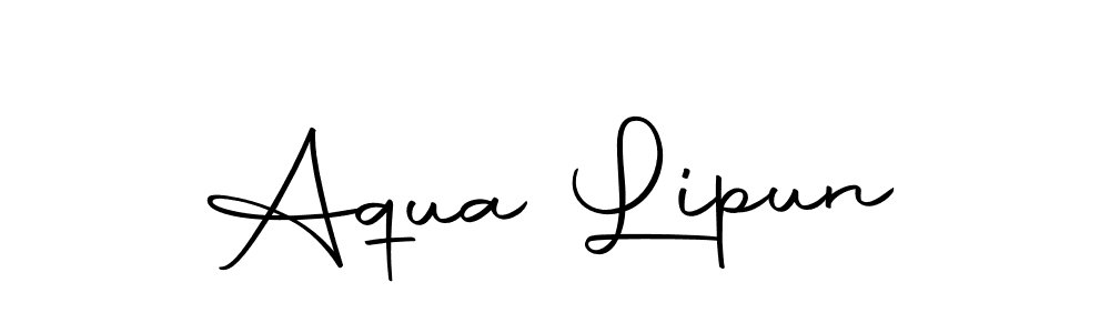 if you are searching for the best signature style for your name Aqua Lipun. so please give up your signature search. here we have designed multiple signature styles  using Autography-DOLnW. Aqua Lipun signature style 10 images and pictures png