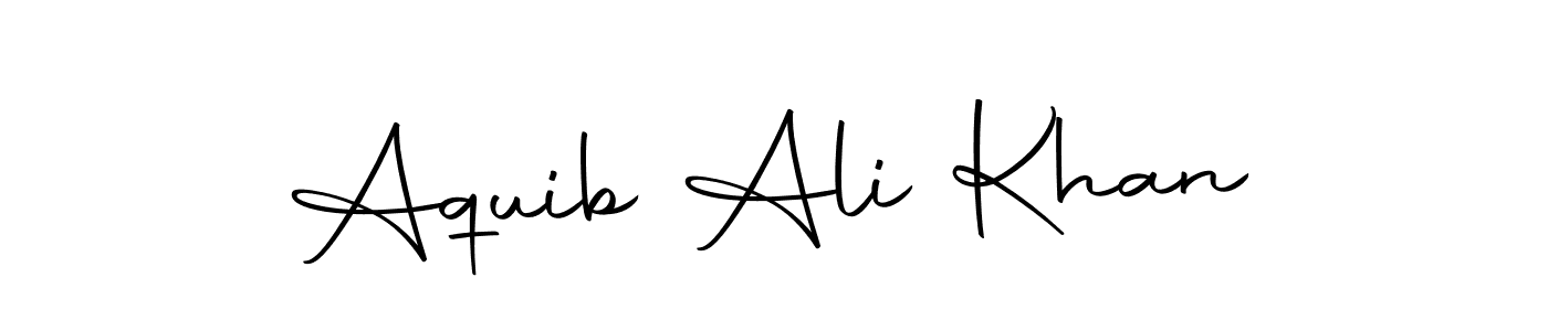 Design your own signature with our free online signature maker. With this signature software, you can create a handwritten (Autography-DOLnW) signature for name Aquib Ali Khan. Aquib Ali Khan signature style 10 images and pictures png