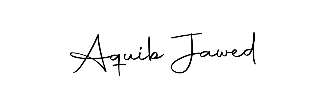 Design your own signature with our free online signature maker. With this signature software, you can create a handwritten (Autography-DOLnW) signature for name Aquib Jawed. Aquib Jawed signature style 10 images and pictures png