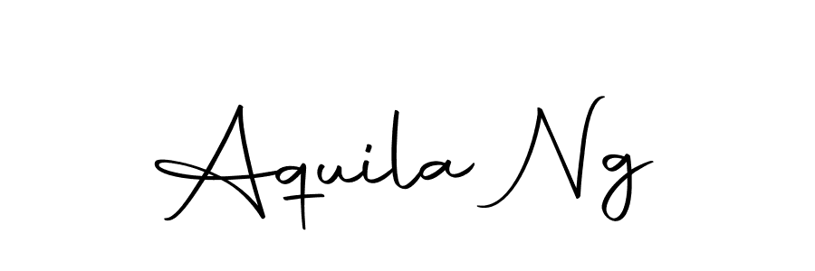 Use a signature maker to create a handwritten signature online. With this signature software, you can design (Autography-DOLnW) your own signature for name Aquila Ng. Aquila Ng signature style 10 images and pictures png