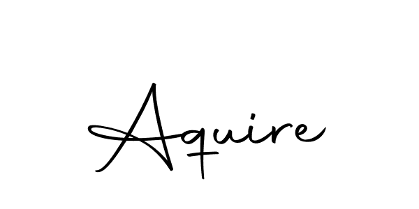 Make a beautiful signature design for name Aquire. With this signature (Autography-DOLnW) style, you can create a handwritten signature for free. Aquire signature style 10 images and pictures png