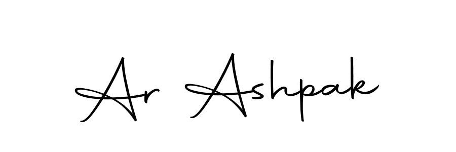 Create a beautiful signature design for name Ar Ashpak. With this signature (Autography-DOLnW) fonts, you can make a handwritten signature for free. Ar Ashpak signature style 10 images and pictures png