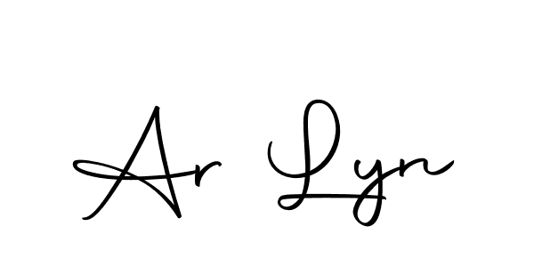 How to make Ar Lyn name signature. Use Autography-DOLnW style for creating short signs online. This is the latest handwritten sign. Ar Lyn signature style 10 images and pictures png