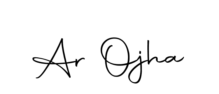 The best way (Autography-DOLnW) to make a short signature is to pick only two or three words in your name. The name Ar Ojha include a total of six letters. For converting this name. Ar Ojha signature style 10 images and pictures png