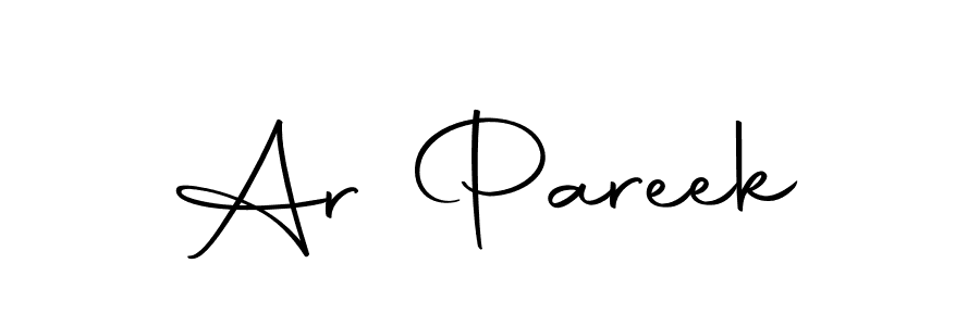 Design your own signature with our free online signature maker. With this signature software, you can create a handwritten (Autography-DOLnW) signature for name Ar Pareek. Ar Pareek signature style 10 images and pictures png