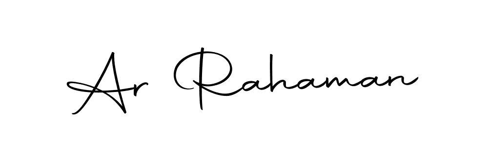 Make a beautiful signature design for name Ar Rahaman. With this signature (Autography-DOLnW) style, you can create a handwritten signature for free. Ar Rahaman signature style 10 images and pictures png