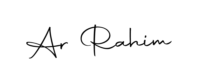 Use a signature maker to create a handwritten signature online. With this signature software, you can design (Autography-DOLnW) your own signature for name Ar Rahim. Ar Rahim signature style 10 images and pictures png