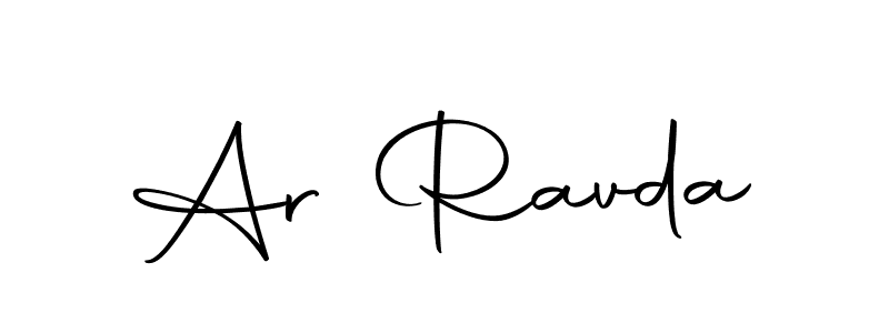 Make a beautiful signature design for name Ar Ravda. With this signature (Autography-DOLnW) style, you can create a handwritten signature for free. Ar Ravda signature style 10 images and pictures png