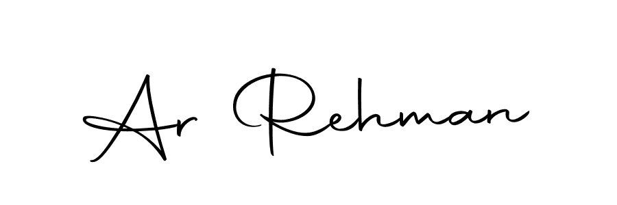 Design your own signature with our free online signature maker. With this signature software, you can create a handwritten (Autography-DOLnW) signature for name Ar Rehman. Ar Rehman signature style 10 images and pictures png