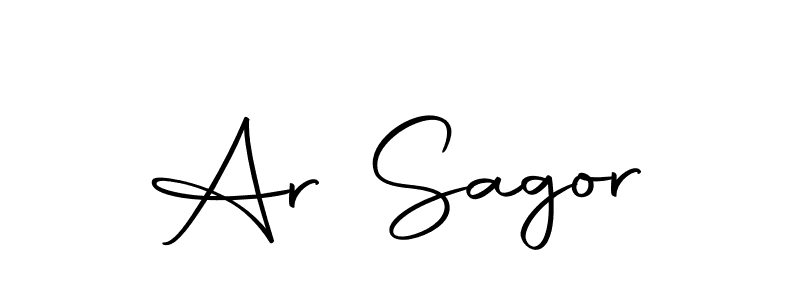 Make a beautiful signature design for name Ar Sagor. With this signature (Autography-DOLnW) style, you can create a handwritten signature for free. Ar Sagor signature style 10 images and pictures png