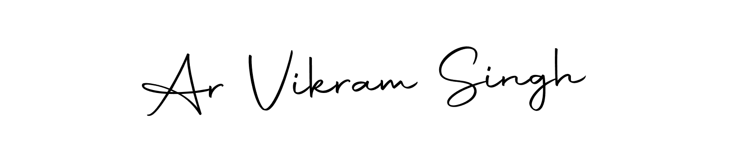 Design your own signature with our free online signature maker. With this signature software, you can create a handwritten (Autography-DOLnW) signature for name Ar Vikram Singh. Ar Vikram Singh signature style 10 images and pictures png