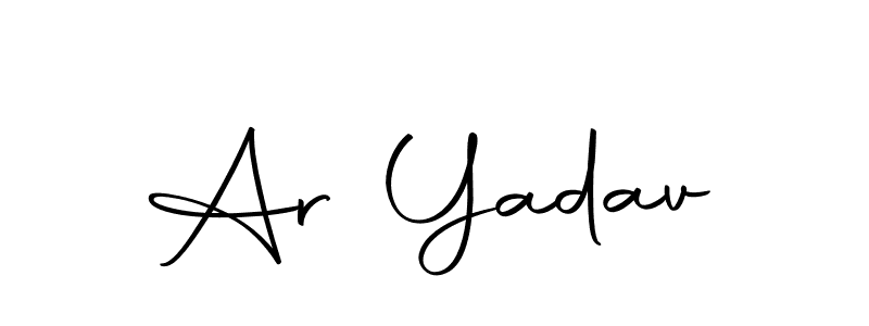if you are searching for the best signature style for your name Ar Yadav. so please give up your signature search. here we have designed multiple signature styles  using Autography-DOLnW. Ar Yadav signature style 10 images and pictures png