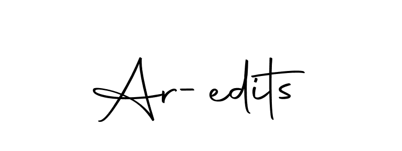 Use a signature maker to create a handwritten signature online. With this signature software, you can design (Autography-DOLnW) your own signature for name Ar-edits. Ar-edits signature style 10 images and pictures png