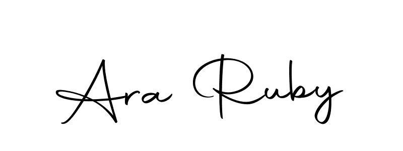 Autography-DOLnW is a professional signature style that is perfect for those who want to add a touch of class to their signature. It is also a great choice for those who want to make their signature more unique. Get Ara Ruby name to fancy signature for free. Ara Ruby signature style 10 images and pictures png