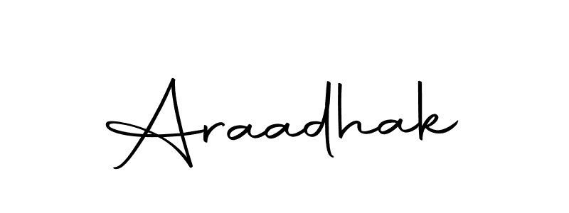 How to make Araadhak signature? Autography-DOLnW is a professional autograph style. Create handwritten signature for Araadhak name. Araadhak signature style 10 images and pictures png