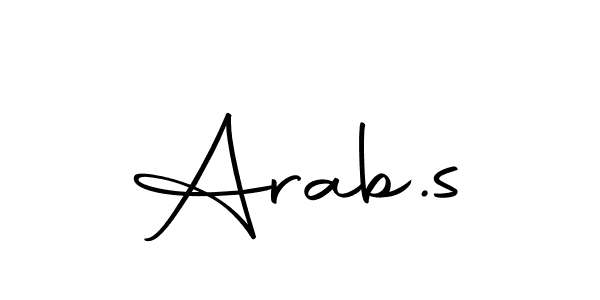 Make a beautiful signature design for name Arab.s. With this signature (Autography-DOLnW) style, you can create a handwritten signature for free. Arab.s signature style 10 images and pictures png