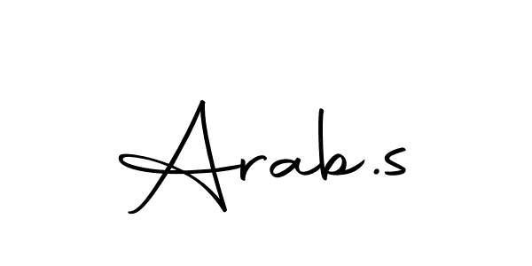 How to make Arab.s signature? Autography-DOLnW is a professional autograph style. Create handwritten signature for Arab.s name. Arab.s signature style 10 images and pictures png