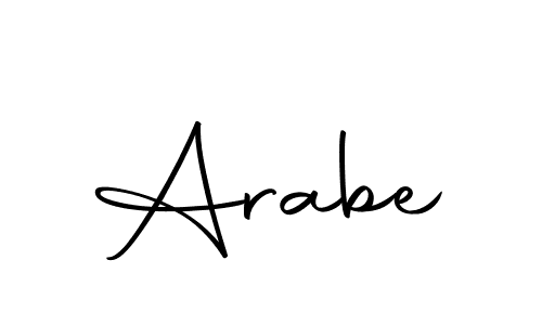 Use a signature maker to create a handwritten signature online. With this signature software, you can design (Autography-DOLnW) your own signature for name Arabe. Arabe signature style 10 images and pictures png