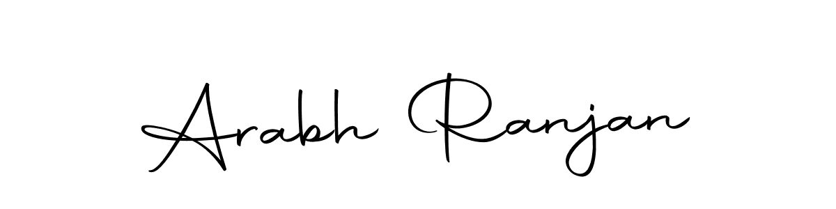 Arabh Ranjan stylish signature style. Best Handwritten Sign (Autography-DOLnW) for my name. Handwritten Signature Collection Ideas for my name Arabh Ranjan. Arabh Ranjan signature style 10 images and pictures png