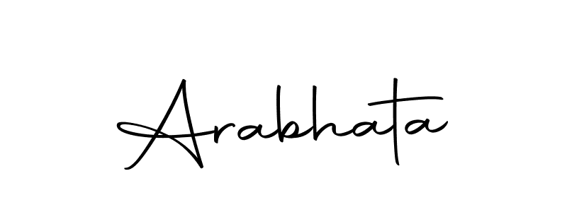 You should practise on your own different ways (Autography-DOLnW) to write your name (Arabhata) in signature. don't let someone else do it for you. Arabhata signature style 10 images and pictures png