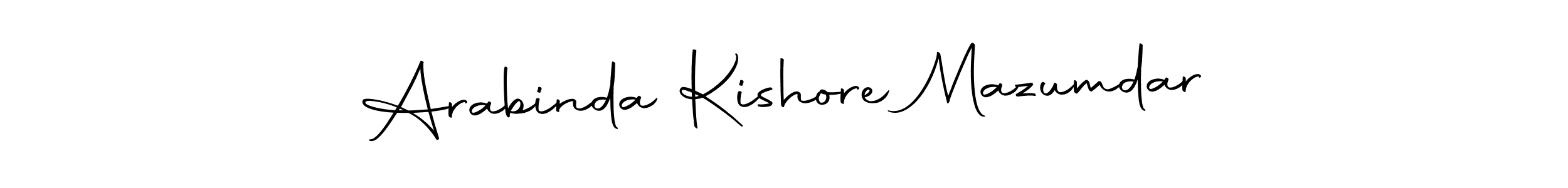 Design your own signature with our free online signature maker. With this signature software, you can create a handwritten (Autography-DOLnW) signature for name Arabinda Kishore Mazumdar. Arabinda Kishore Mazumdar signature style 10 images and pictures png