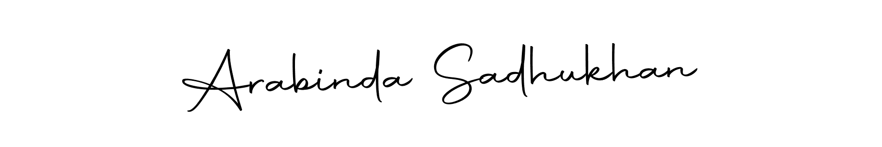 How to make Arabinda Sadhukhan name signature. Use Autography-DOLnW style for creating short signs online. This is the latest handwritten sign. Arabinda Sadhukhan signature style 10 images and pictures png