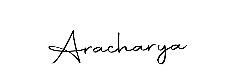 How to make Aracharya signature? Autography-DOLnW is a professional autograph style. Create handwritten signature for Aracharya name. Aracharya signature style 10 images and pictures png